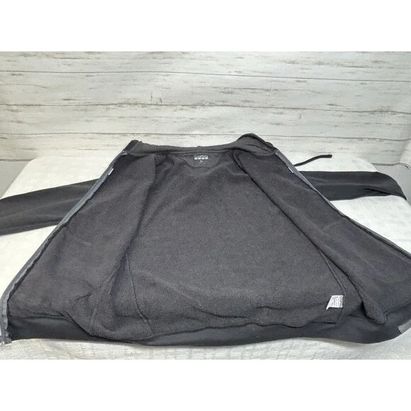 GoPro Zip Hoodie Full Zip Sweatshirt Men's Size LARGE Logo Camera Gray Jacket - Picture 12 of 14